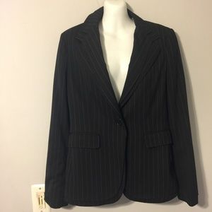 BCBGMaxAzria striped suit jacket